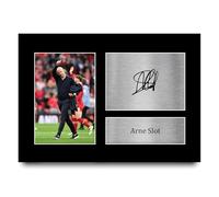 HWC Trading Arne Slot Liverpool Regalos Impresos Imagen De Autógrafo Firmado Para Los Aficionados Al Fútbol Y Partidarios - A4
