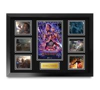 HWC Trading Avengers Endgame Robert Downey Jr Los Regalos Imprimieron La Exhibición Firmada De La Presentación Del Autógrafo Para Los Fans De Los Recuerdos De La Película - A2 Enmarcado