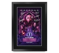 HWC Trading Ballerina 2025 Los Regalos Imprimieron El Cartel Firmaron La Imagen Del Autógrafo Para Los Fans De La Memorabilia De La Película - A3 Enmarcado