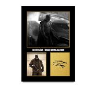 HWC Trading Ben Affleck Batman V Superman Bruce Wayne Los Regalos Imprimieron La Imagen Firmada Del Autógrafo Para Los Fans De La Memorabilia De La Película - A4 Solo Impresión (ID-005840)
