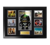 HWC Trading Breaking Bad Los Regalos Imprimieron La Imagen Firmada Del Autógrafo Para Los Fans De Los Recuerdos De La Serie De Televisión - A2 Enmarcado