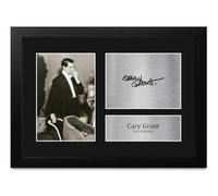 HWC Trading Cary Grant Bringing Up Baby David Huxley Los Regalos Imprimieron La Imagen Firmada Del Autógrafo Para Los Fans De La Memorabilia De La Película - A4 Enmarcado (ID-010140)