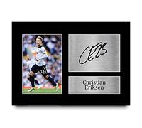 HWC Trading Christian Eriksen A4 Sin Marco Regalo De Visualización De Fotos De Impresión De Imagen Impresa Autógrafo Firmado Por Tottenham Hotspur Los Aficionados Al Fútbol