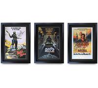 HWC Trading Colección de póster de película Mad Max A3 FR con Mel Gibson firmado con autógrafo impreso para regalos, impresión de fotos