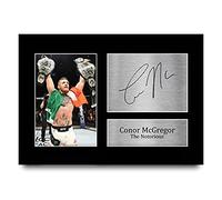 HWC Trading Conor Mcgregor A4 Sin Marco Regalo De Visualización De Fotos De Impresión De Imagen Impresa Autógrafo Firmado Por Fans De Ufc