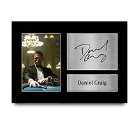HWC Trading Daniel Craig A4 Sin Marco Regalo De Visualización De Fotos De Impresión De Imagen Impresa Autógrafo Firmado Por James Bond 007 Los Aficionados Al Cine