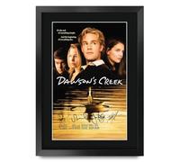 HWC Trading Dawson's Creek (1998) James Van Der Beek Los Regalos Imprimieron El Cartel Firmado Del Autógrafo Para Los Fans De Los Recuerdos De La Serie De Televisión - A3 Enmarcado