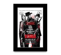 HWC Trading Django Uchained Los Regalos Imprimieron El Cartel Firmaron La Imagen Del Autógrafo Para Los Fans De La Memorabilia De La Película (ID-003035) - A4 Solo Impresión