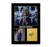 HWC Trading Emma Myers Wednesday Enid Sinclair Los Regalos Imprimieron La Imagen Firmada Del Autógrafo Para Los Fans De La Demostración De Serie De Televisión - A4 Solo Impresión (ID-005860)