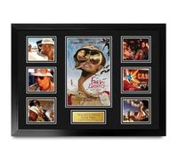 HWC Trading Fear and Loathing in Las Vegas Póster de Película Firmado A2 Deluxe con Marco