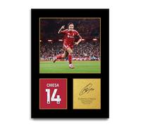 HWC Trading Federico Chiesa Liverpool Regalos Impresos Imagen De Autógrafo Firmado Para Los Aficionados Al Fútbol Y Partidarios (ID-004883) - A4 Solo Impresión