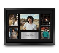 HWC Trading Finn Wolfhard Strange Hawkins Thing Gifts - Presentación de autógrafos firmados con fotomontaje para fanáticos de programas de televisión, marco A3