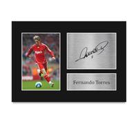 HWC Trading Foto de autógrafo impreso A4 de Fernando Torres Gifts para fans y seguidores, tamaño A4