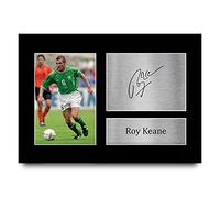 HWC Trading Foto de autógrafo impreso A4 Roy Keane Irlanda para aficionados al fútbol y seguidores