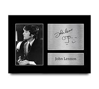 HWC Trading Foto de John Lennon firmada A4 con autógrafo impreso