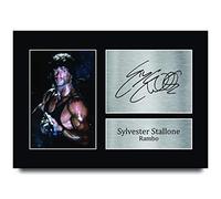 HWC Trading Foto de Sylvester Stallone con diseño de Rambo John, tamaño A4, para los fans de la película A4