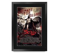 HWC Trading FR A3 300 Gerard Butler Gifts - Póster impreso con autógrafo firmado para fanáticos de la película, A3 enmarcado