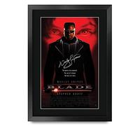 HWC Trading FR A3 Blade 1 Wesley Snipes Gifts - Póster impreso con autógrafo firmado para los fans de la película - A3 enmarcado