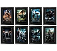 HWC Trading FR A3 Colección completa Daniel Radcliffe Regalos impresos Póster foto autógrafo firmado para los fanáticos del cine - A3 Enmarcada