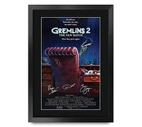HWC Trading FR A3 Gremlins 2 Zach Galligan Los Regalos Imprimieron El Cartel Firmaron La Imagen Del Autógrafo Para Los Fans De La Memorabilia De La Película - A3 Framed