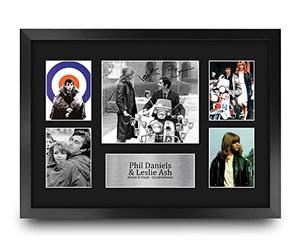 HWC Trading FR A3 Phil Daniels & Leslie Ash Quadrophenia Jimmy & Steph Los Regalos Imprimieron La Imagen Firmada Del Autógrafo Para Los Fans De La Memorabilia De La Película - A3 Enmarcado