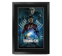 HWC Trading FR A3 Shang-Chi and the Legend of the Ten Rings Simu Liu Los Regalos Imprimieron El Cartel Firmaron La Imagen Del Autógrafo Para Los Fans De La Película