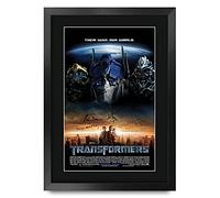 HWC Trading FR A3 Transformers - Póster impreso con autógrafo firmado para fanáticos de la película, A3, enmarcado