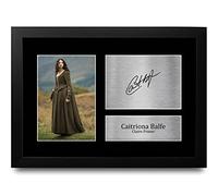 HWC Trading FR A4 Caitriona Balfe Outlander Los Regalos Imprimieron La Imagen Firmada Del Autógrafo Para Los Fans De La Demostración De Serie De Televisión - A4 Framed
