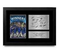 HWC Trading FR A4 Chelsea 2021 European Cup Winners Exhibición Firmada De La Fotografía Del Autógrafo De Los Recuerdos Impresos Para Los Aficionados Y Los Partidarios Del Fútbol - A4 Enmarcado