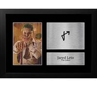 HWC Trading FR A4 Jared Leto Suicide Squad The Joker Los Regalos Imprimieron La Imagen Firmada Del Autógrafo Para Los Fans De La Memorabilia De La Película - A4 Enmarcado