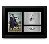 HWC Trading FR A4 Joe Cole Peaky Blinders John Los Regalos Imprimieron La Imagen Firmada Del Autógrafo Para Los Fans De La Demostración De Serie De Televisión - A4 Framed