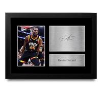 HWC Trading FR A4 Kevin Durant Phoenix Suns Basketball Los Regalos Imprimieron La Imagen Firmada Del Autógrafo Para Los Fans De Los Recuerdos Del Baloncesto - A4 Enmarcado