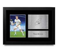 HWC Trading FR A4 Toni Kroos Real Madrid Regalos Impresos Imagen De Autógrafo Firmado Para Los Aficionados Al Fútbol Y Partidarios - A4 Enmarcado