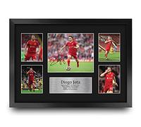 HWC Trading FR Diogo Jota Liverpool Gifts - Imagen impresa con autógrafo para aficionados al fútbol y partidarios, diseño A3