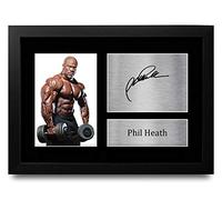 HWC Trading FR - Póster de Phil Heath Mr Olympia (formato A4, con marco A4)