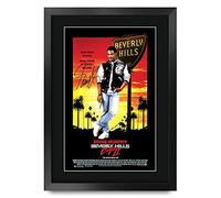HWC Trading FR - Póster impreso de Beverly Hills Cop 2 Eddie Murphy Gifts con autógrafo firmado para los fans de la película - A3 enmarcado