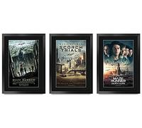 HWC Trading FR - Póster impreso de Maze Runner (3 unidades, tamaño A3), diseño con texto en inglés "Maze Runner"