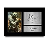 HWC Trading Frank Oz A4 Sin Marco Regalo De Visualización De Fotos De Impresión De Imagen Impresa Autógrafo Firmado Por Star Wars Yoda Los Aficionados Al Cine