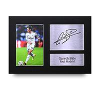 HWC Trading Gareth Bale A4 Sin Marco Regalo De Visualización De Fotos De Impresión De Imagen Impresa Autógrafo Firmado Por Real Madrid Los Aficionados Al Fútbol