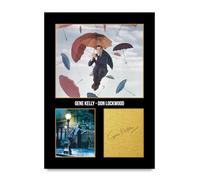 HWC Trading Gene Kelly Singin' In the Rain Don Lockwood Los Regalos Imprimieron La Imagen Firmada Del Autógrafo Para Los Fans De La Memorabilia De La Película - A4 Solo Impresión (ID-005962)