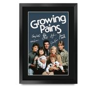 HWC Trading Growing Pains (1985) Alan Thicke Los Regalos Imprimieron El Cartel Firmado Del Autógrafo Para Los Fans De Los Recuerdos De La Serie De Televisión - A3 Enmarcado