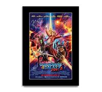 HWC Trading Guardians of the Galaxy Vol. 2 Los Regalos Imprimieron El Cartel Firmaron La Imagen Del Autógrafo Para Los Fans De La Memorabilia De La Película (ID-003181) - A4 Solo Impresión