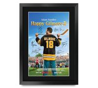 HWC Trading Happy Gilmore 2 (2025) Adam Sandler Los Regalos Imprimieron El Cartel Firmaron La Imagen Del Autógrafo Para Los Fans De La Memorabilia De La Película - A3 Enmarcado