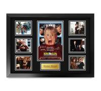 HWC Trading Home Alone Macaulay Culkin Los Regalos Imprimieron La Imagen Firmada Del Autógrafo Para Los Fans De La Memorabilia De La Película - A2 Enmarcado