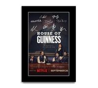 HWC Trading House of Guinness Los Regalos Imprimieron El Cartel Firmado Del Autógrafo Para Los Fans De Los Recuerdos De La Serie De Televisión (ID-003227) - A4 Solo Impresión