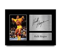 HWC Trading Hulk Hogan A4 Sin Marco Regalo De Visualización De Fotos De Impresión De Imagen Impresa Autógrafo Firmado Por Wwe Wwf Fanáticos De La Lucha