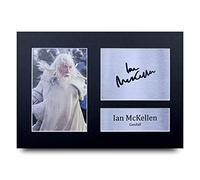 HWC Trading Ian Mckellen A4 Sin Marco Regalo De Visualización De Fotos De Impresión De Imagen Impresa Autógrafo Firmado Por Lord Of The Rings Los Aficionados Al Cine