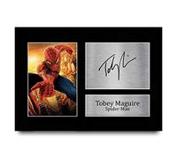 HWC Trading Imagen con autógrafo firmado A4 de Tobey Maguire Spider-Man para los fans de la película, tamaño A4
