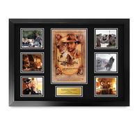 HWC Trading Indiana Jones And The Last Crusade Harrison Ford Los Regalos Imprimieron El Cartel Firmaron La Imagen Del Autógrafo Para Los Fans De La Memorabilia De La Película - A2 Enmarcado