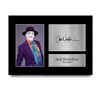 HWC Trading Jack Nicholson A4 Sin Marco Regalo De Visualización De Fotos De Impresión De Imagen Impresa Autógrafo Firmado Por The Joker Batman Los Aficionados Al Cine